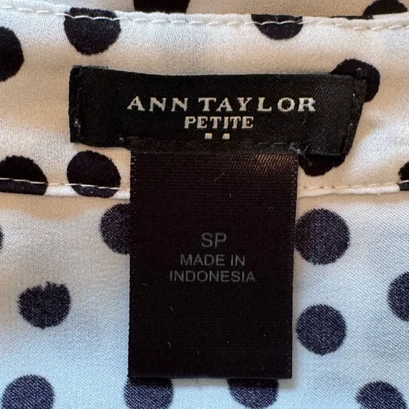Ann Taylor Polka Dot Top - Picture 3 of 4